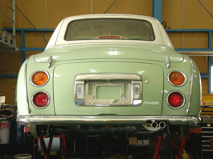 号外○5ZIGENと共同開発 FIGARO専用ステンレスマフラー試作  