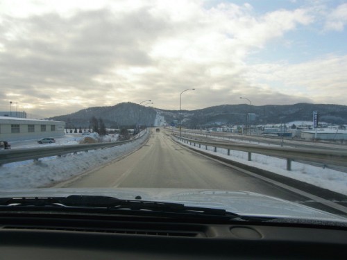 北海道は一面雪景色